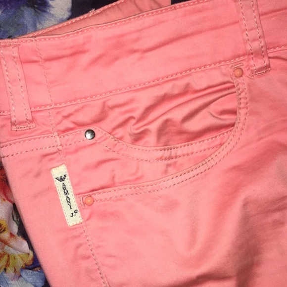 ARMANI Jeans Authentic Rose Long Leg High Waist - Picture 8 of 16